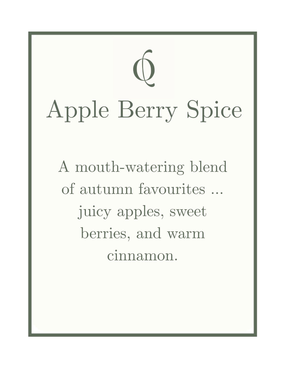 Apple Berry Spice