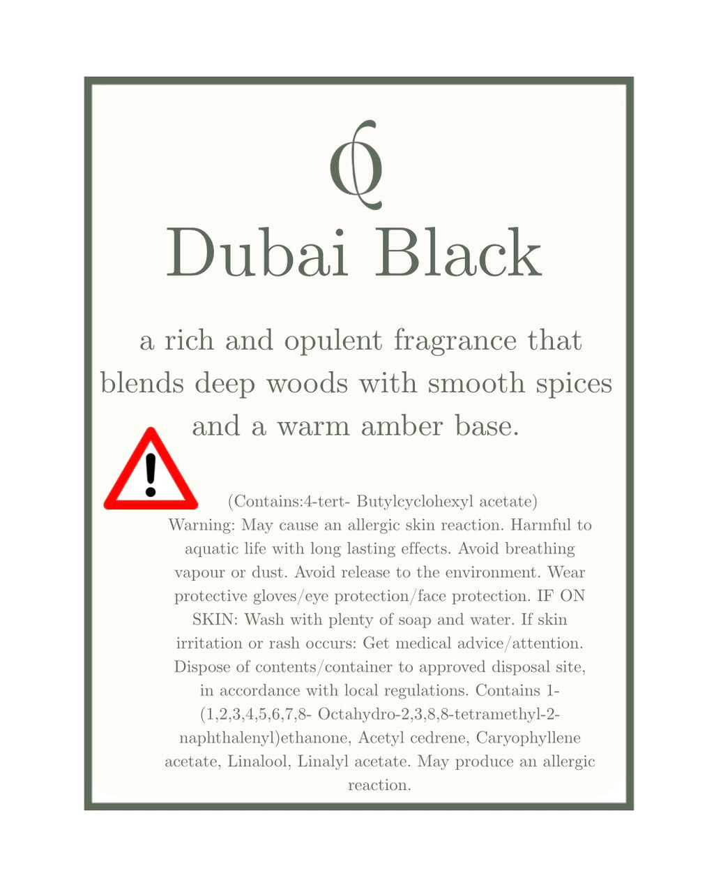 Dubai Black