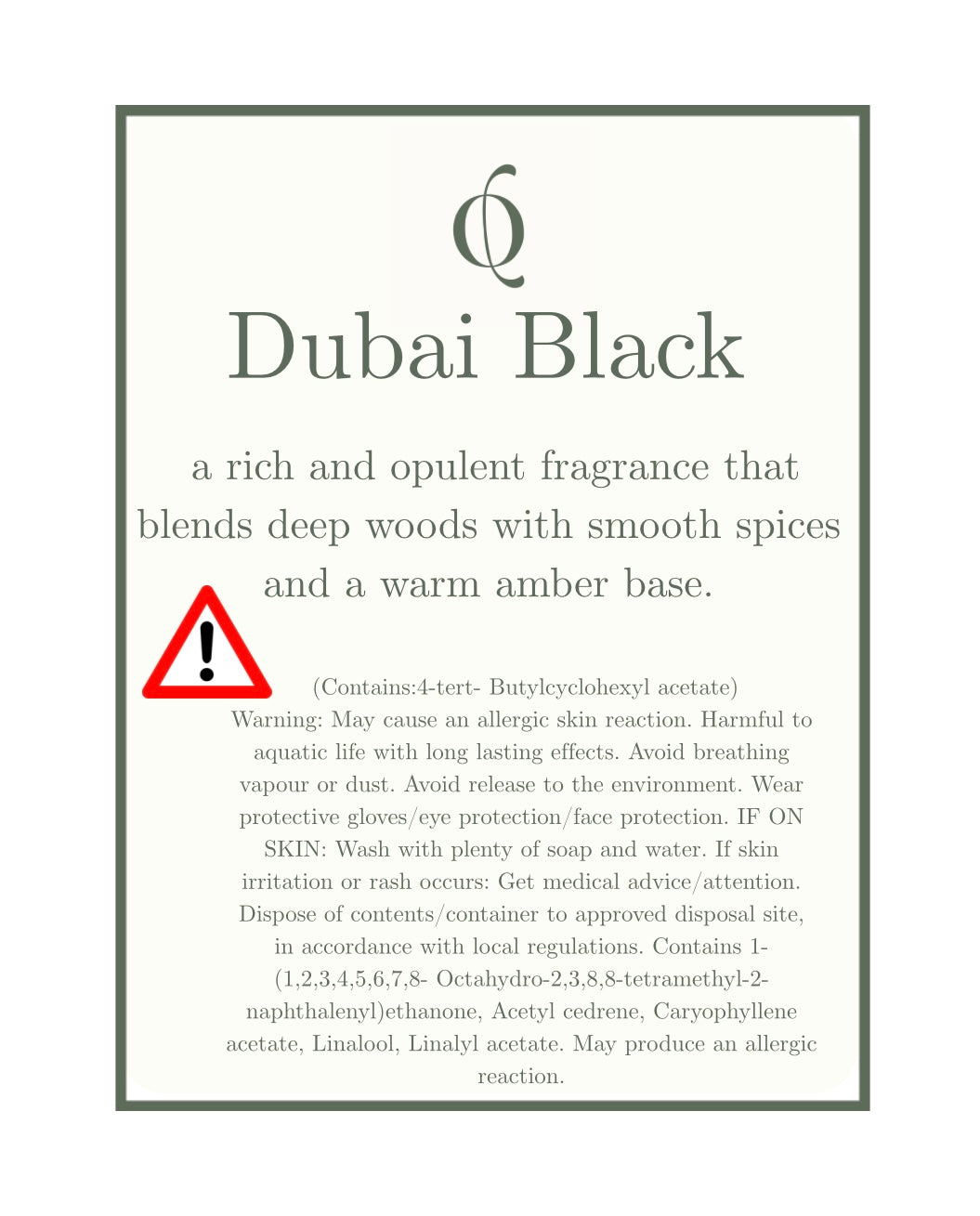 Dubai Black