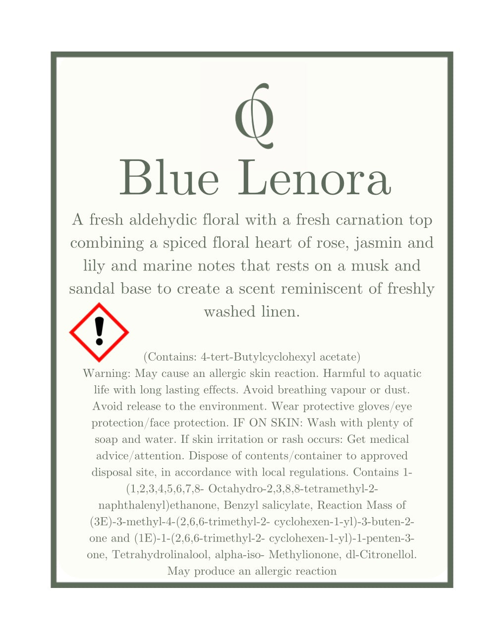 Blue Lenora