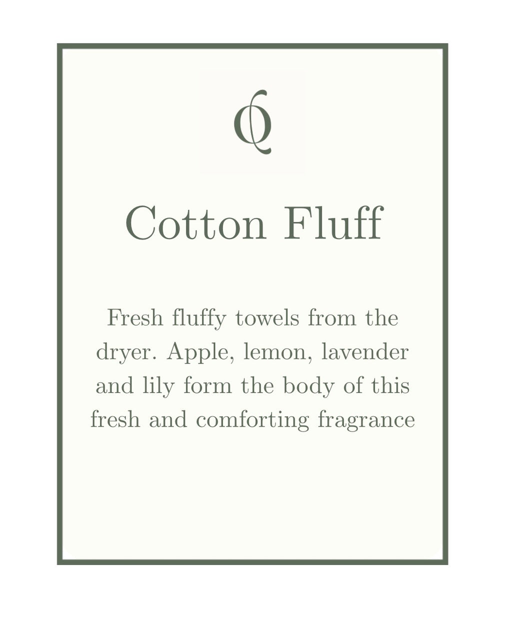 NEW: Cotton Fluff