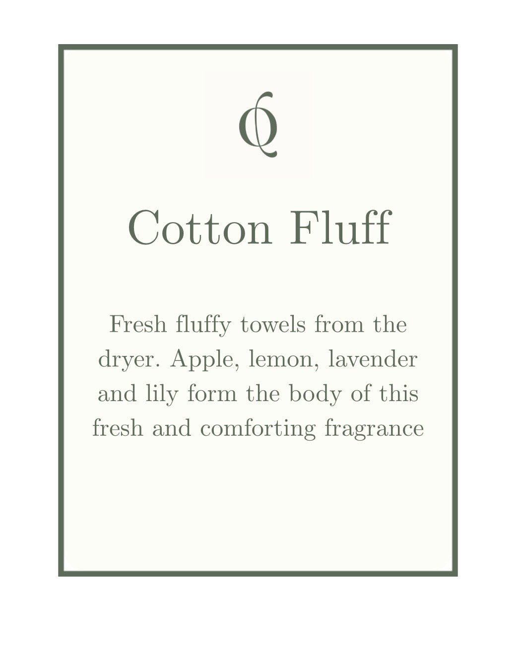 NEW: Cotton Fluff