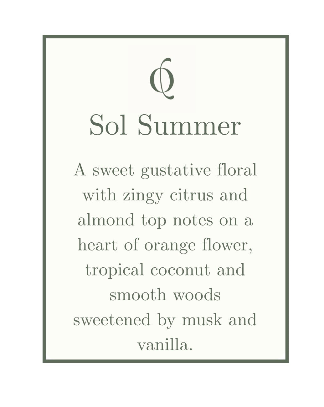 NEW: Sol Summer