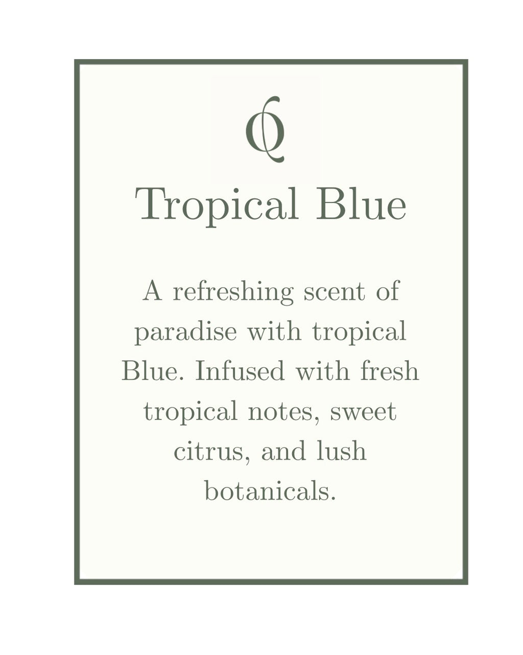 NEW: Tropical Blue 100ml Bodymist