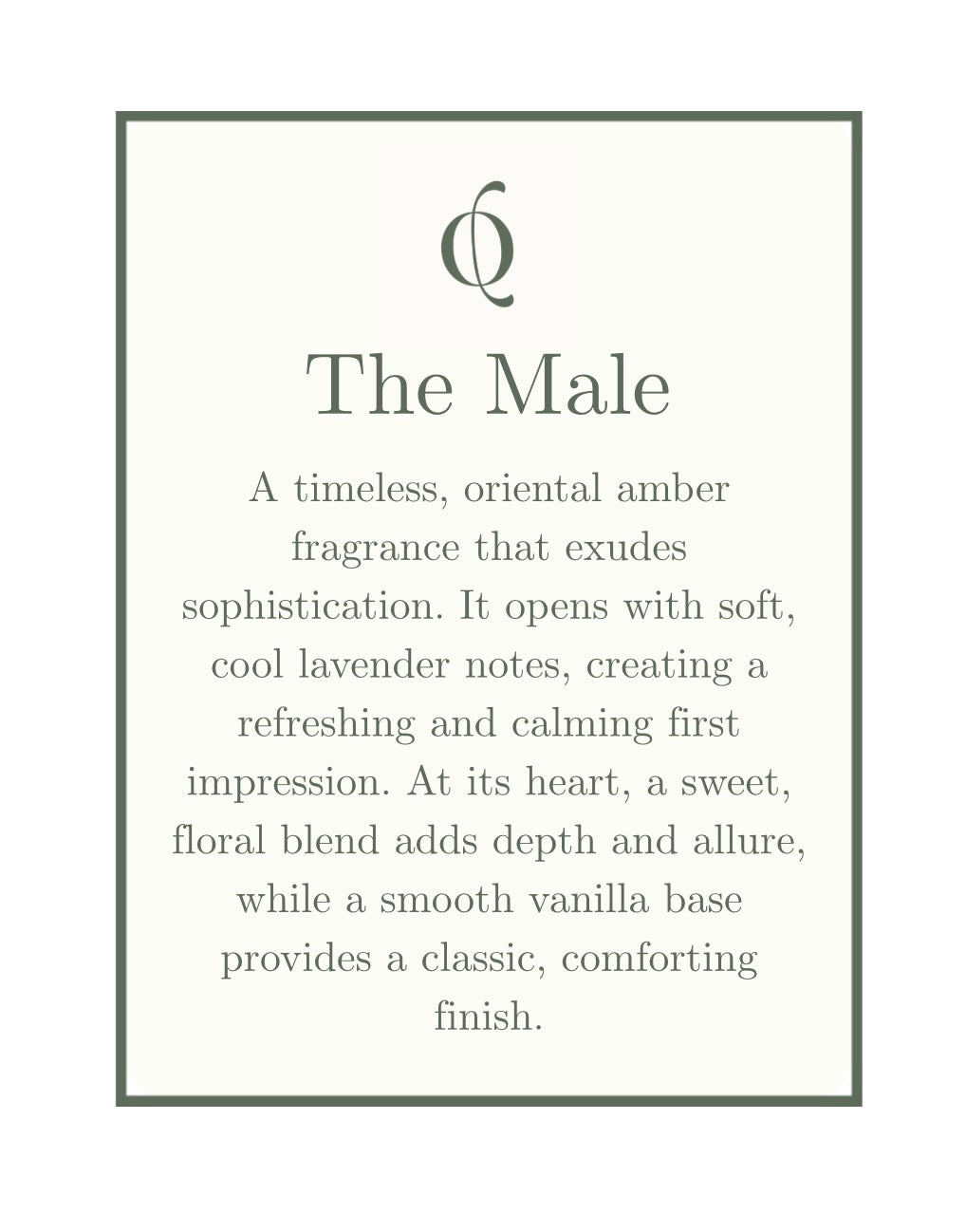 NEW: The Male