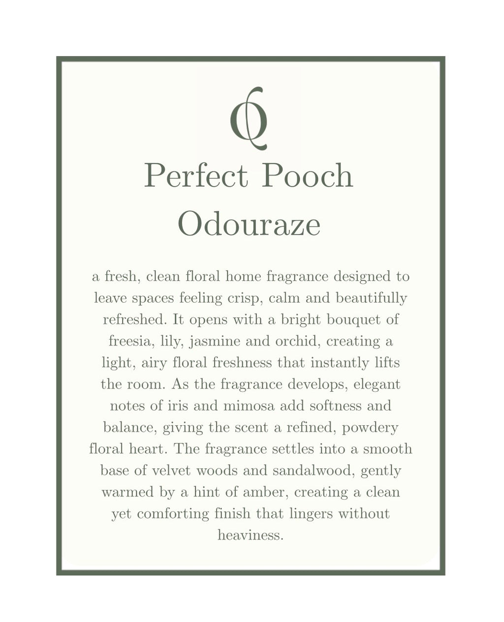 NEW: Perfect Pooch Odouraze Roomspray