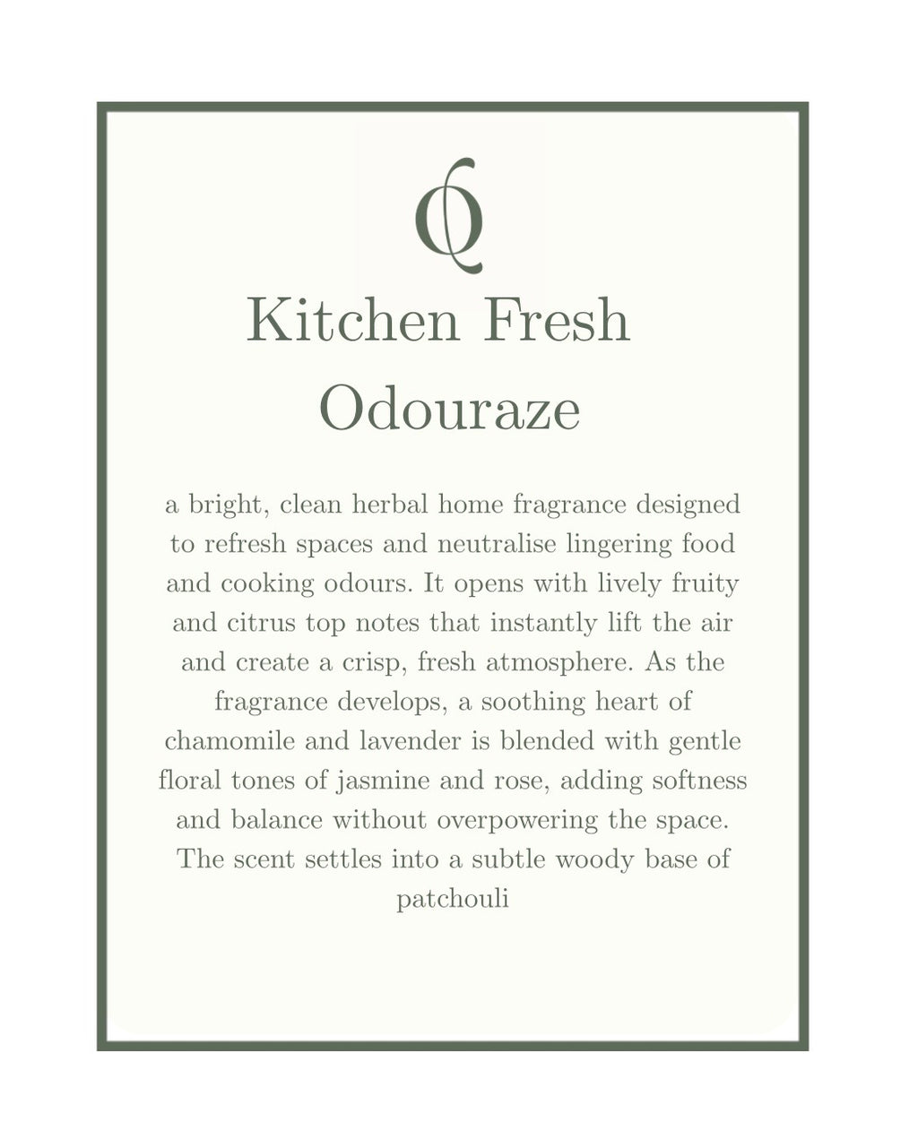 NEW:Kitchen Fresh Odouraze Roomspray