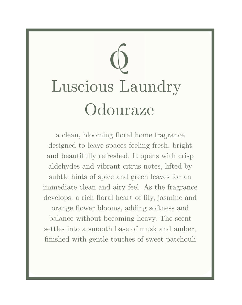 NEW: Luscious Laundry Odouraze Roomspray