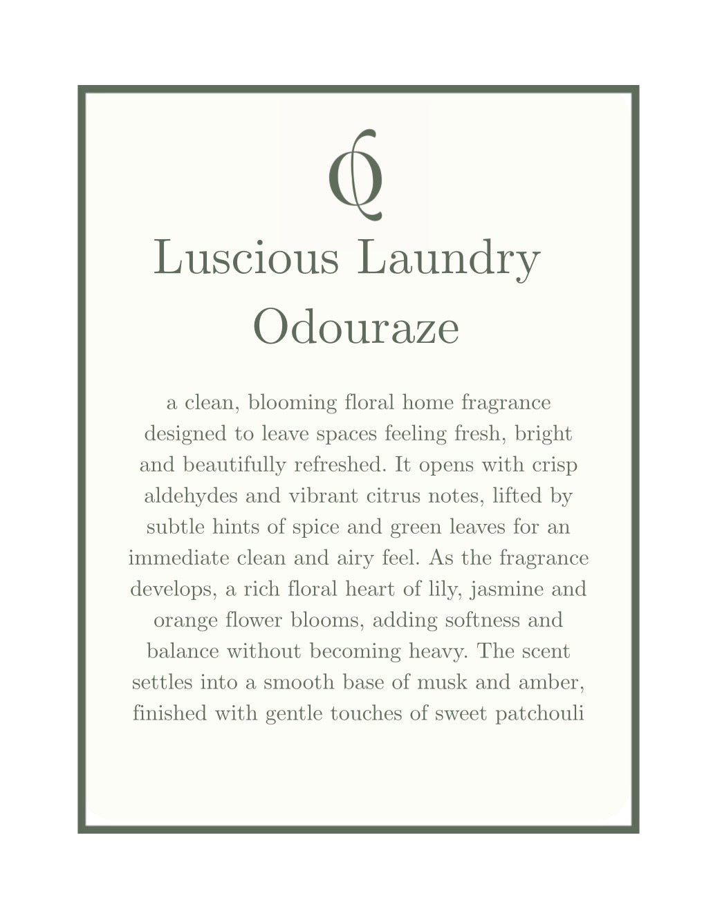 NEW: Luscious Laundry Odouraze Roomspray