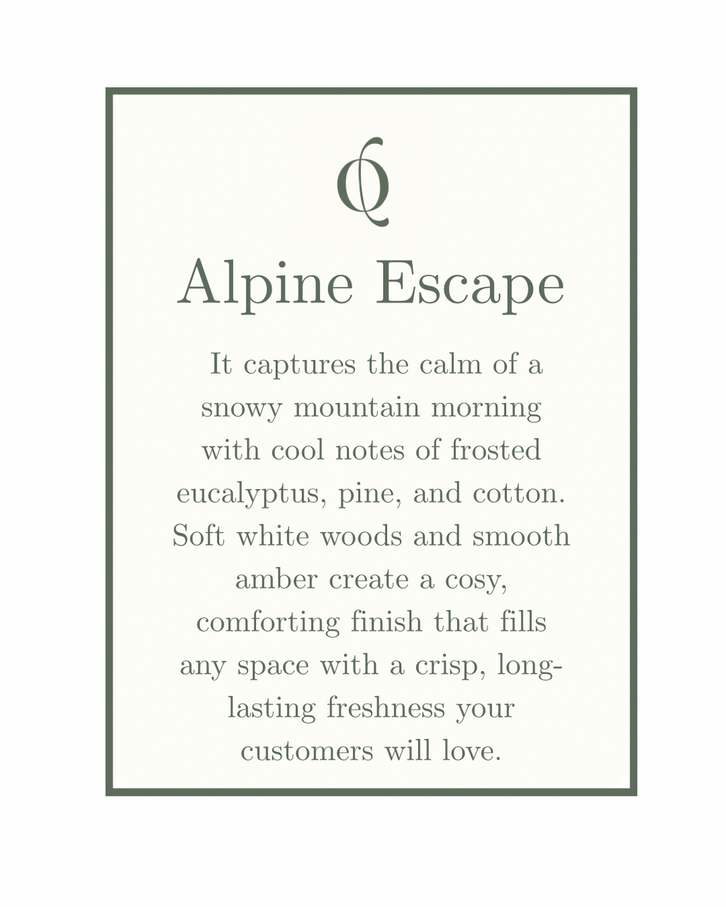 Alpine escape